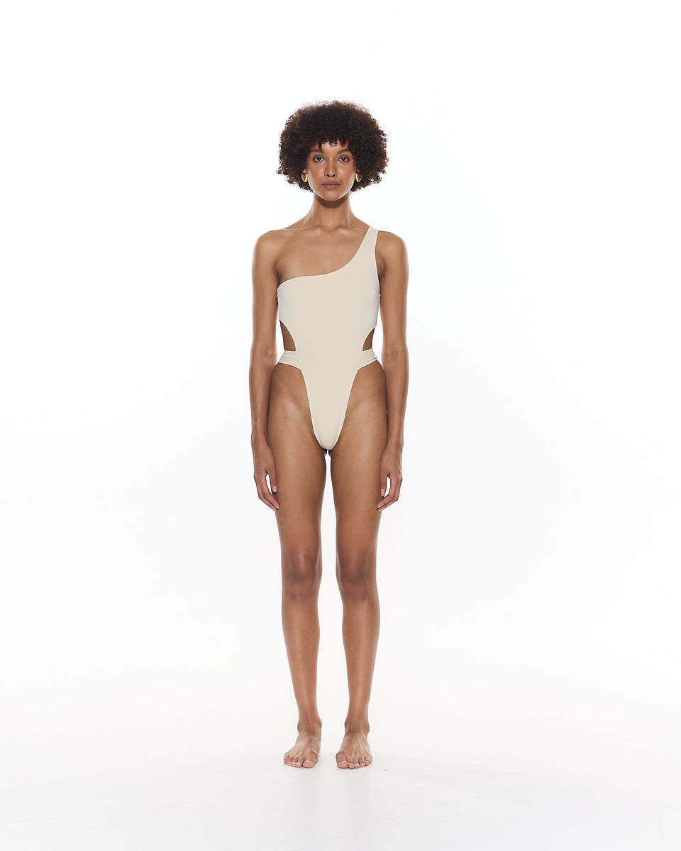 The Borne // Ivory | Thong Swimsuit Minimal Coverage | Myra Swim – MYRASWIM