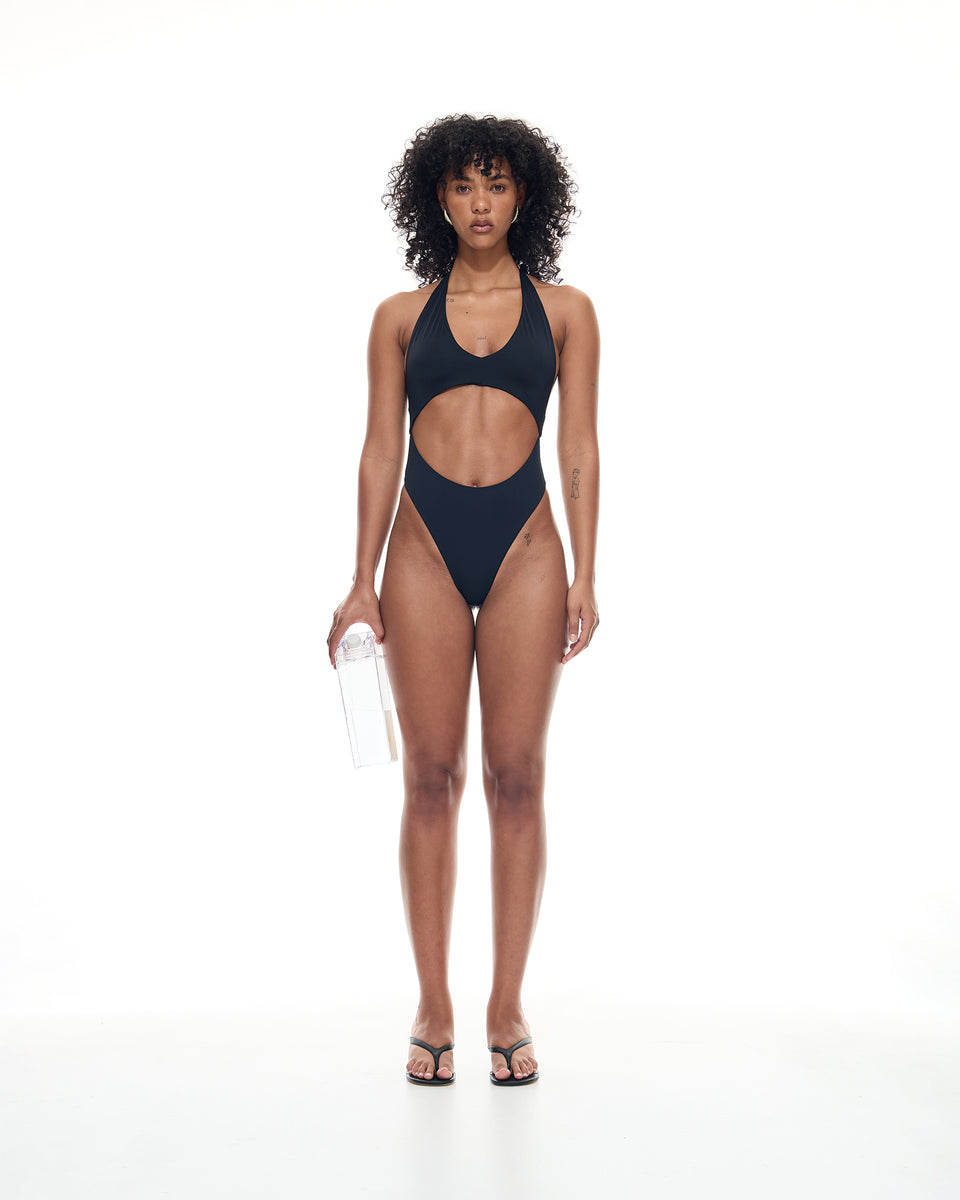 Lenox One Piece | Black – MYRASWIM