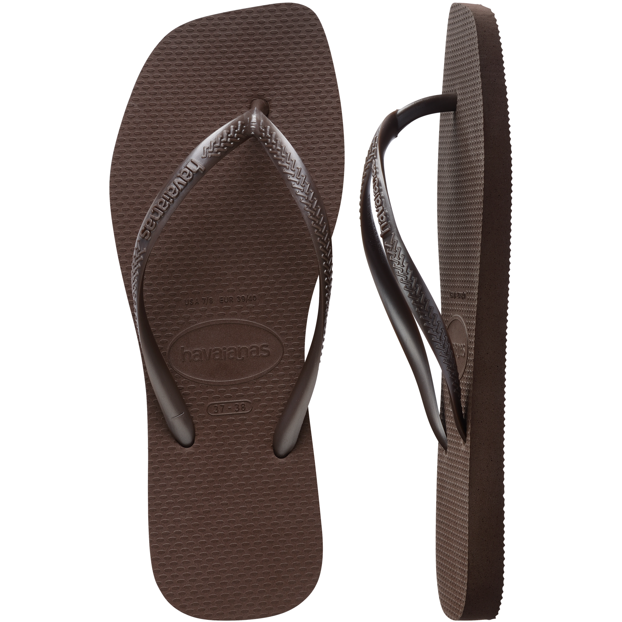 Havaianas Square Brown Flip Flops – MYRASWIM
