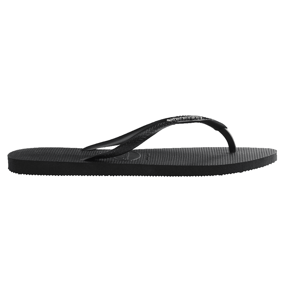 Black havaianas with metal logo shop