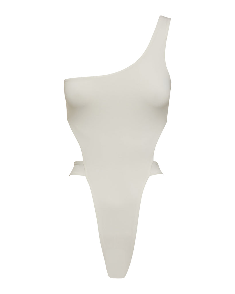 White Thong Swimsuit Minimal Coverage | Myra Swim