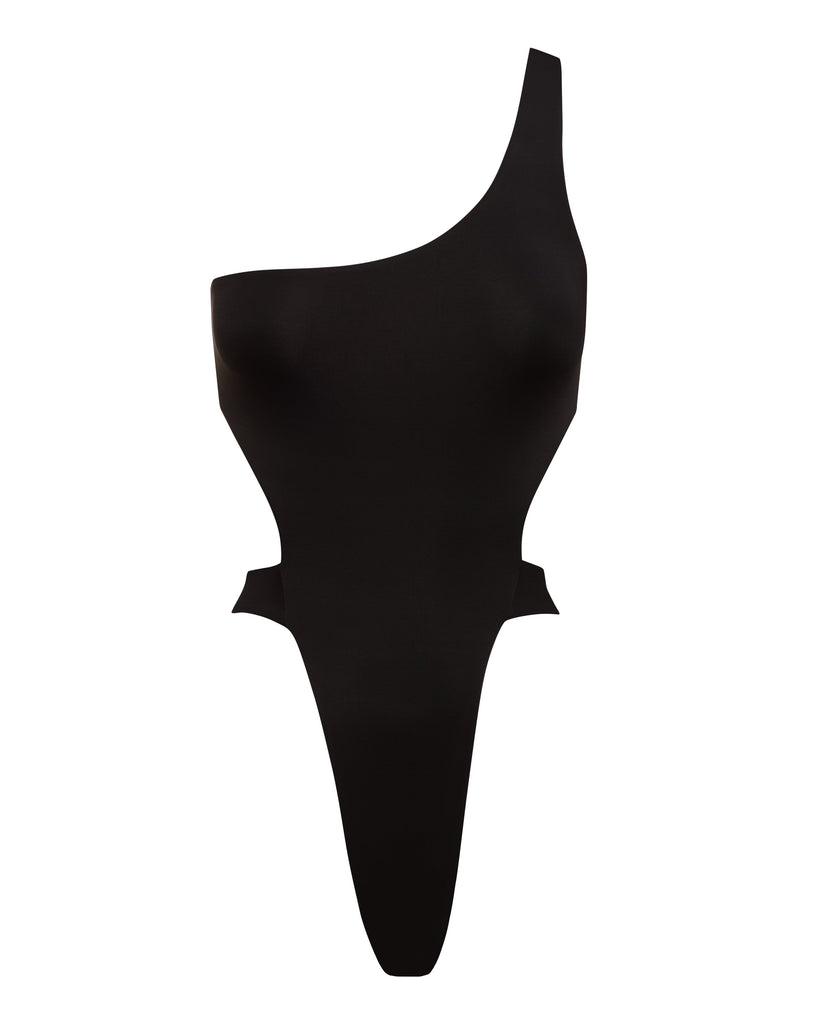 Black Thong Swimsuit Minimal Coverage | Myra Swim